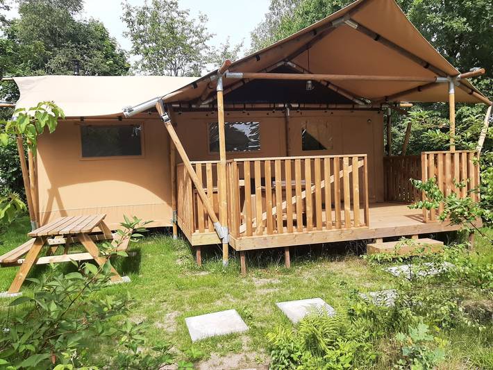 Glamping voor 5 personen in de Belgische Ardennen