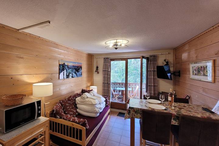 Gîte pour 3 personnes, avec balcon, adapté aux familles à Les Houches - 3