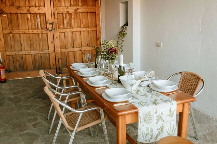 Casa Rural La Lar in Otero de Bodas mit Außenkamin, Terrasse und Wlan in Otero de Bodas, Zamora Provinz