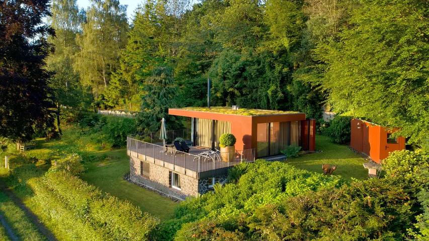 Ferienhaus für 4 Personen, mit Garten und Sauna, mit Haustier