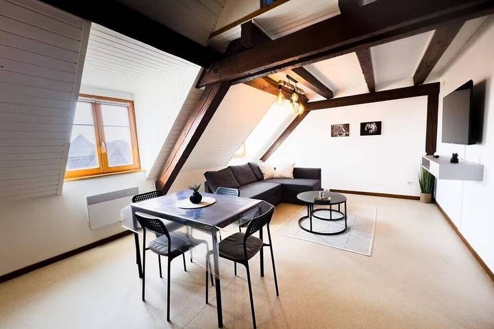 Le Nid -Lovely 1-bedroom apartment in charming Soultz-Haut-Rhin in Soultz-Haut-Rhin, Parc naturel régional des Ballons des Vosges