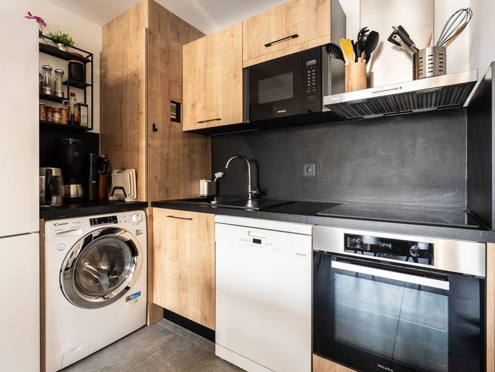 Apartamento entero, Hermoso apartamento en Plagne Montalbert, cerca de pistas con wifi y aparcamiento in La Plagne, Aime-la-Plagne