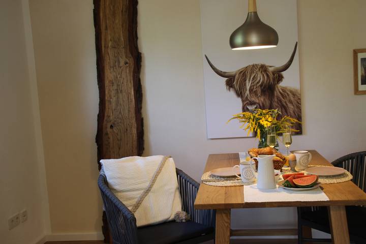 Ferienwohnung für 2 Personen, mit Balkon/Terrasse und Terrasse sowie Garten im Steigerwald - 3