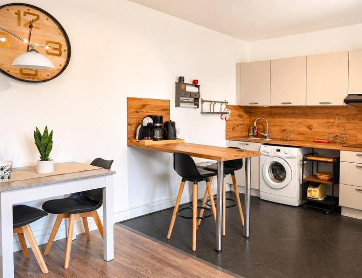 Gîte pour 4 personnes, avec vue, animaux acceptés dans Thermes de Royat Chamalières