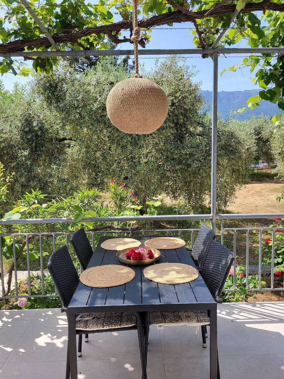 Holiday home near the beach with private garden in Chrisi Akti, Thassos