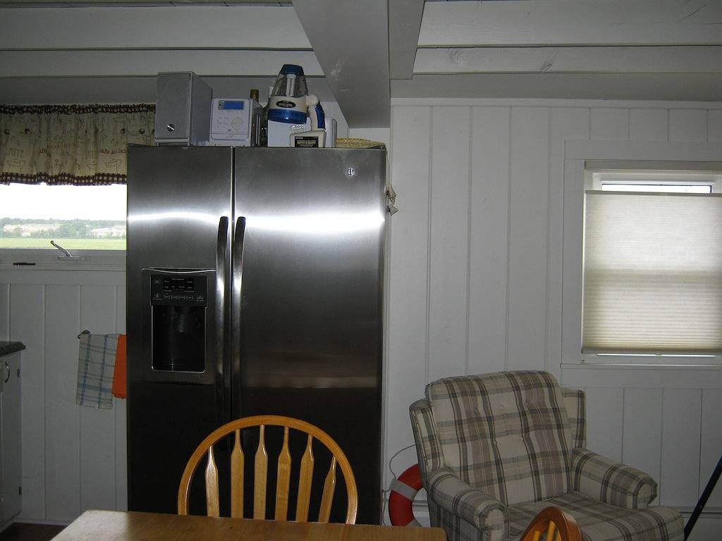 Häfenhäuschen, privater Strand in Wells Beach, Wells (Maine)