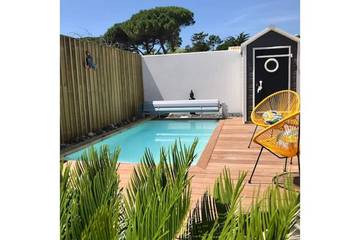 Cottage pour 4 personnes, avec jardin, animaux acceptés dans Plage des Sables-Vignier