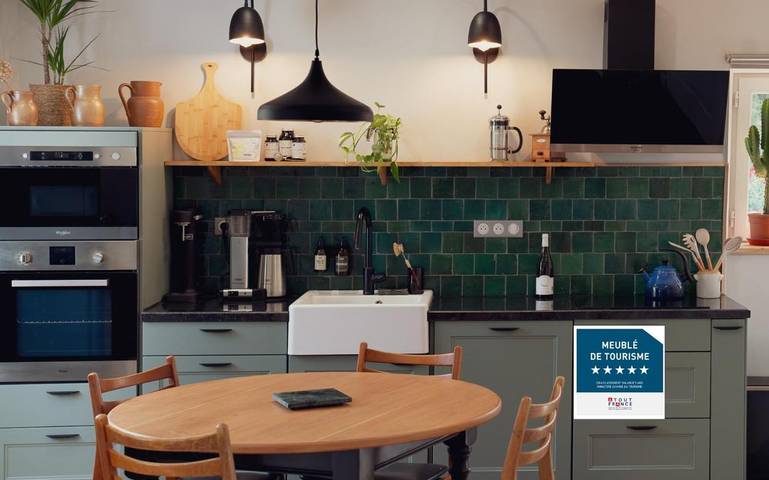 Ferienhaus für 5 Personen, mit Whirlpool und Terrasse sowie Ausblick