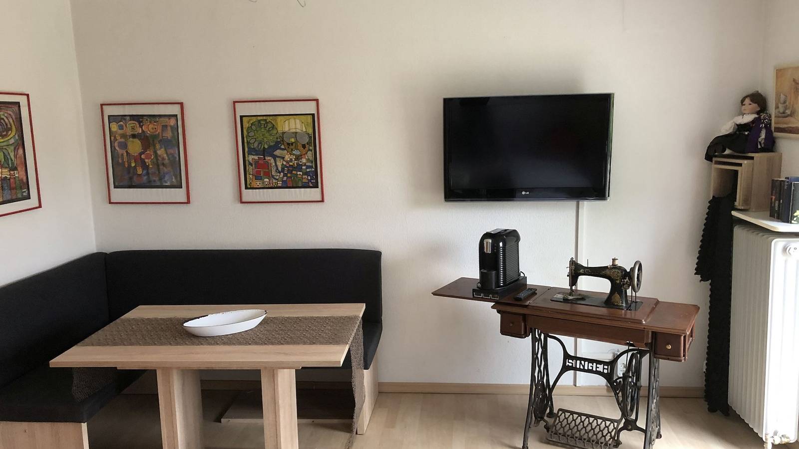 Ganze Wohnung, Ferienwohnung 'Schwarzwaldhirsch' mit Privatterrasse und Wi-Fi in Unterkirnach, Mittlerer Schwarzwald