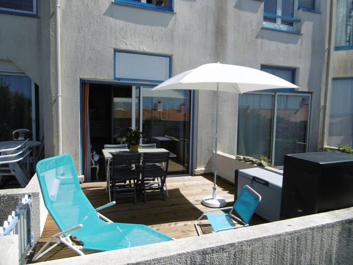 Appartement de vacances pour 4 personnes, avec Terrasse à Noirmoutier