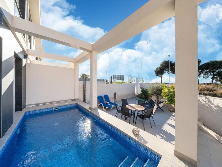 Villa for 6 personer, med Badebasseng i Gran Alacant