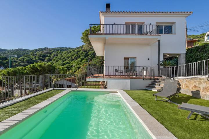 Ferienhaus für 10 Personen, mit Garten