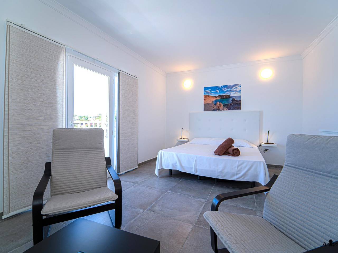 Entire holiday apartment, One bedroom apartment with balcony in Tahiche, Teguise