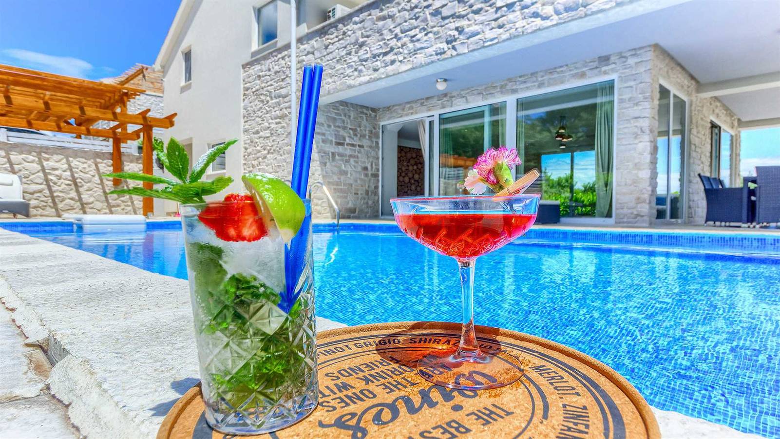 Villa Anandas - Villa mit 8 Schlafzimmern, Meerblick, Pool, Sauna und Whirlpool für 16+4 Gäste in Pitve, Hvar