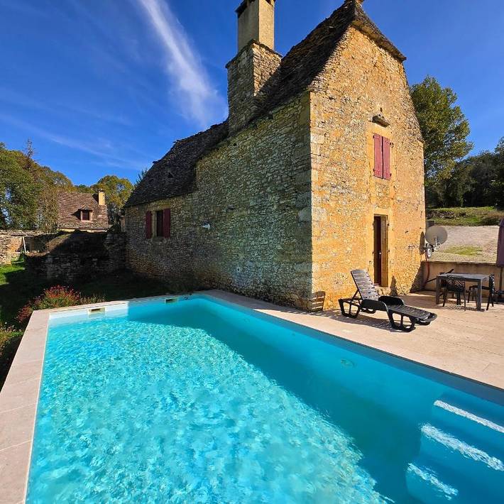 Location de vacances pour 15 personnes, avec vue ainsi que jardin et piscine à Montignac - 3