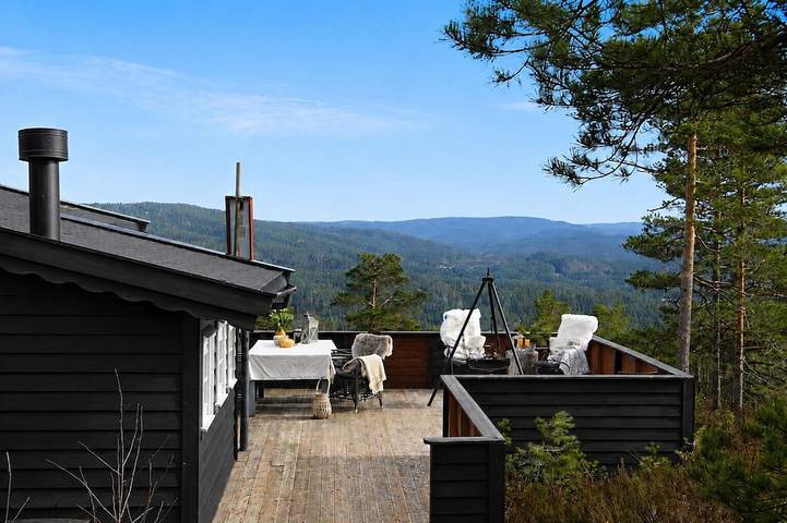Blockhütte für 6 Personen, mit Haustier - 1