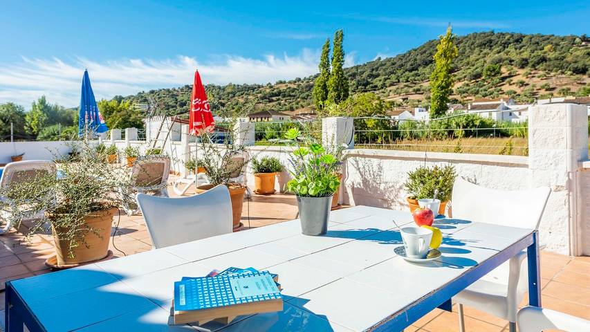 Casa rural para 7 personas, con balcón/terraza y piscina en Benalauría - 3