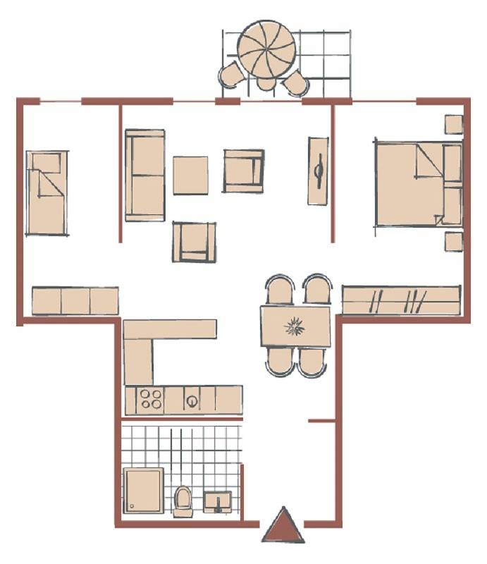 Ganze Wohnung, Ferienwohnung Großenbrode mit Meerblick und Balkon in Großenbrode, Ostholstein