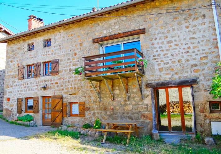 Maison de campagne pour 8 personnes, avec jardin, animaux acceptés
