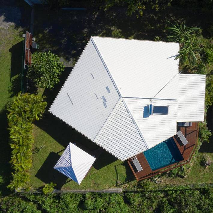 Villa pour 7 personnes, avec jardin ainsi que piscine et vue, animaux acceptés à Deshaies - 3