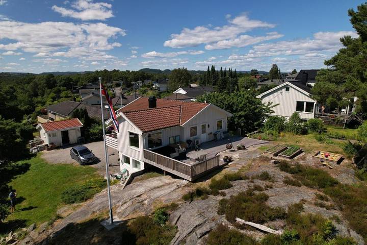 Ferienhaus für 6 Personen, mit Terrasse und Ausblick in Grimstad - 2
