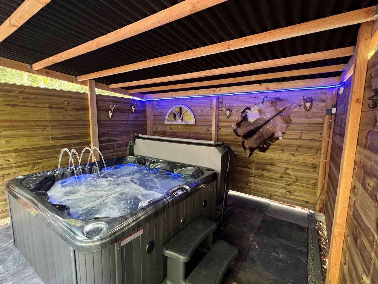 Luxuriöses 4-Personen-Ferienhaus mit Außen Spa in den Wäldern bei Epe an der Veluwe. in Epe, Veluwe
