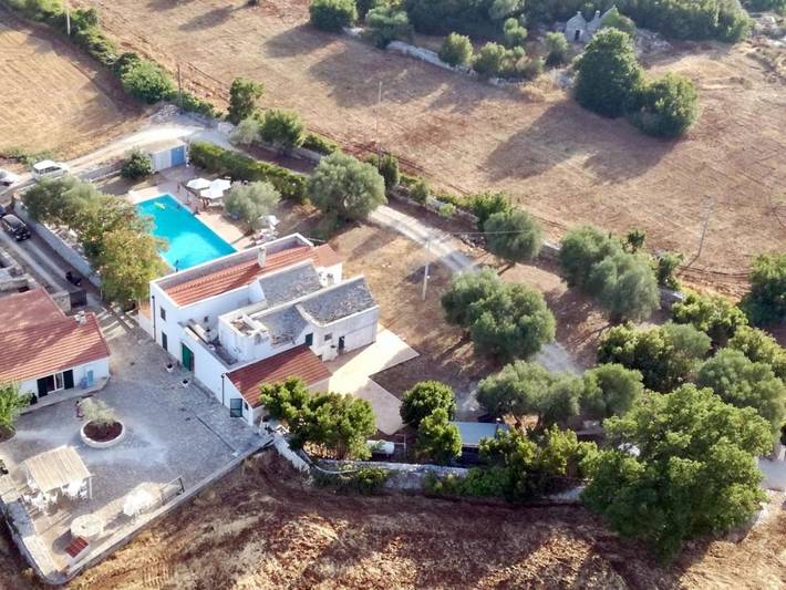 B&b per 5 persone, con panorama e giardino nonché piscina, con animali domestici in Putignano