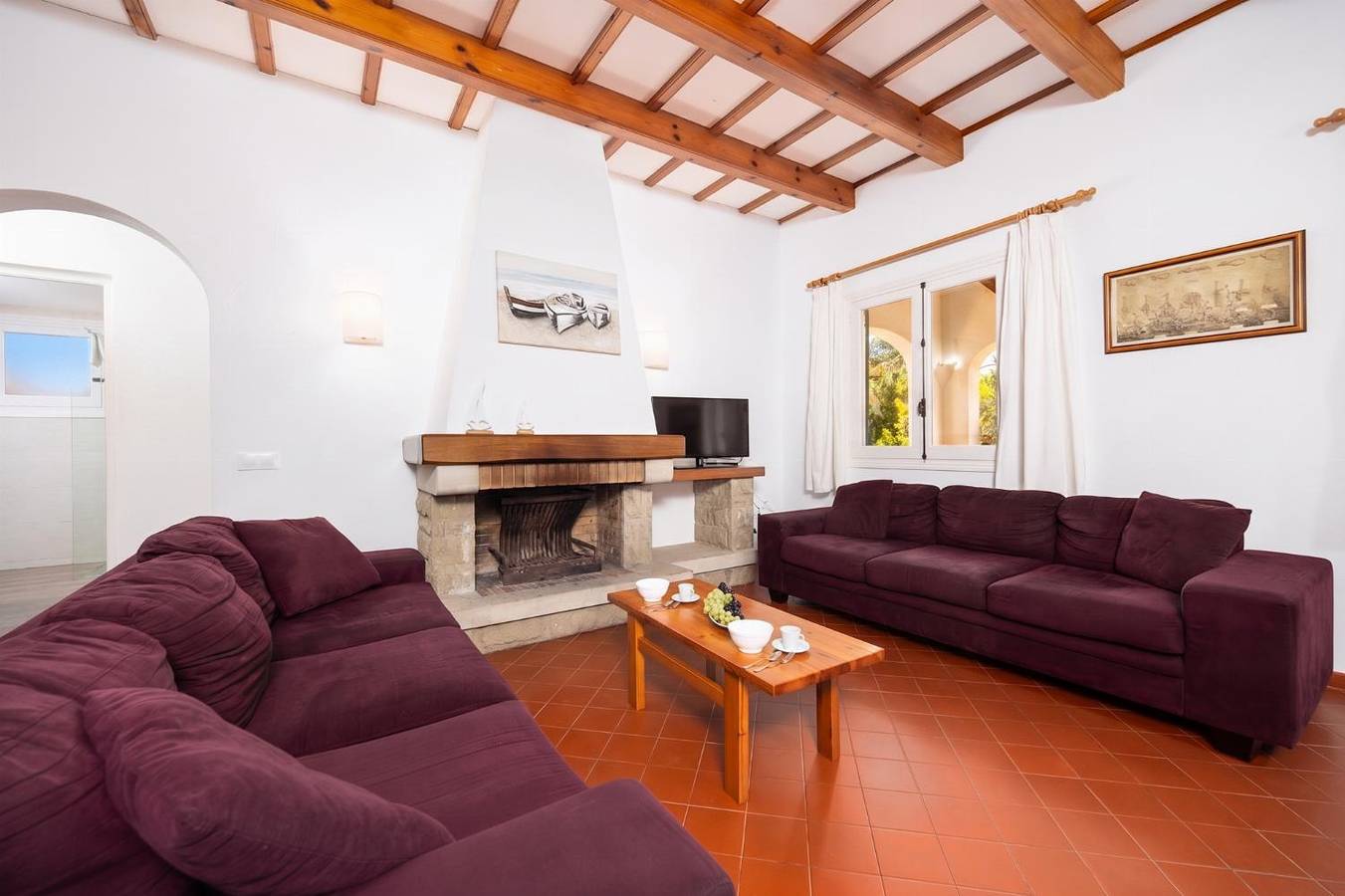 Villa für 6 Personen mit Meerblick in Punta Prima, Sant Lluís