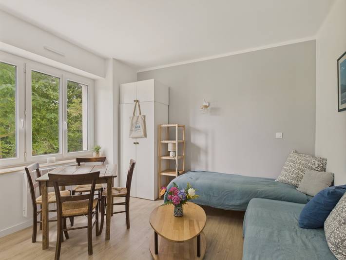 Appartement de vacances pour 4 personnes, avec jardin et terrasse à Fouesnant