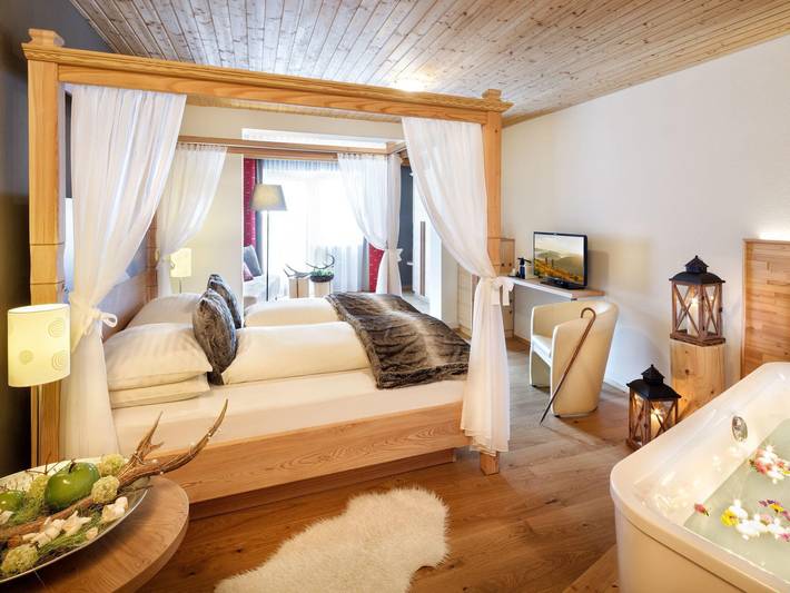 Hotel für 4 Personen, mit Garten und Sauna sowie Whirlpool, kinderfreundlich