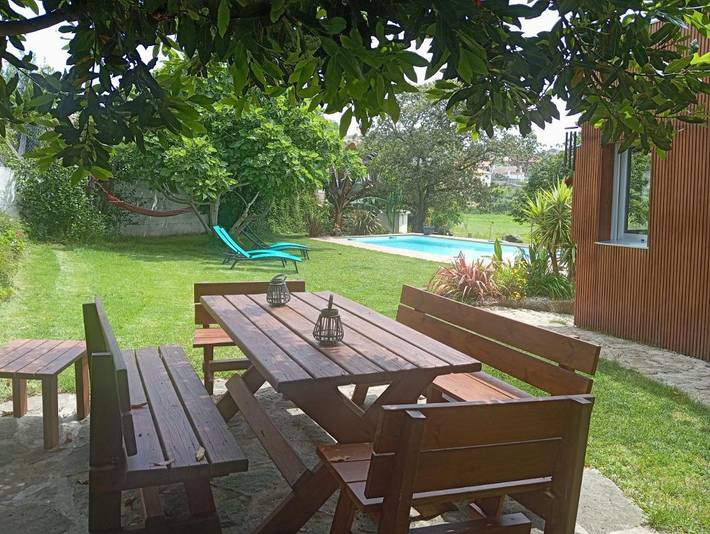 Casa rural para 9 personas, con Balcón y Terraza además de Jardín y Piscina en Nigrán - 2