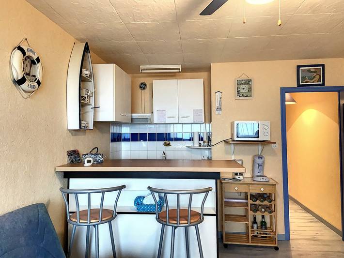 Appartement entier, Studio idéal plage, balcon, près golf et thalasso in Saint-Jean-de-Monts, Vendée