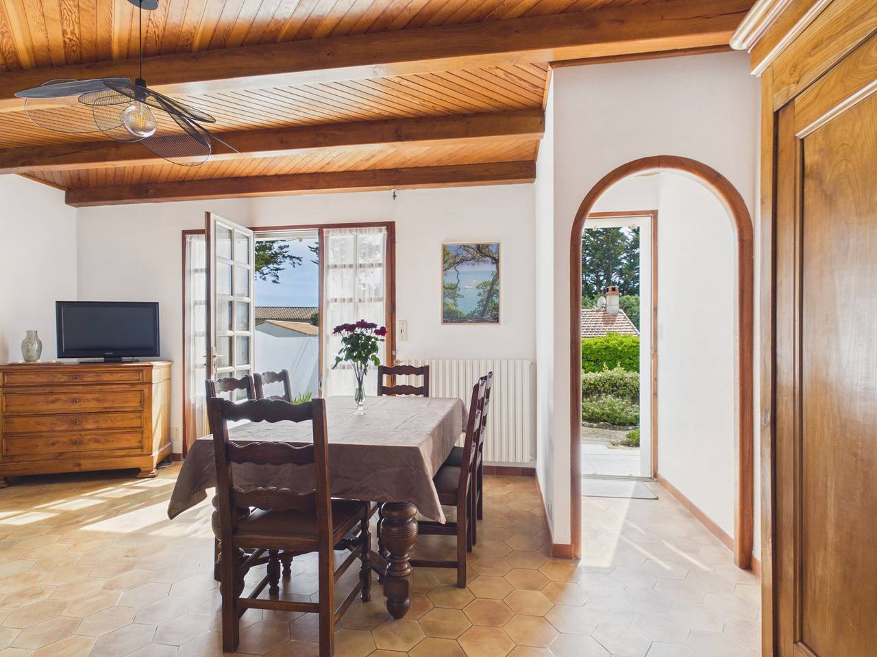 Maison pour 6 avec jardin à 50 m de la mer in La Guérinière, Noirmoutier