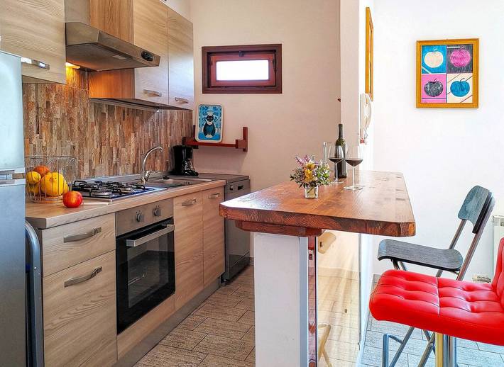 Ferienwohnung für 4 Personen, mit Terrasse und Garten sowie Seeblick und Ausblick in Comune di San Siro - 4