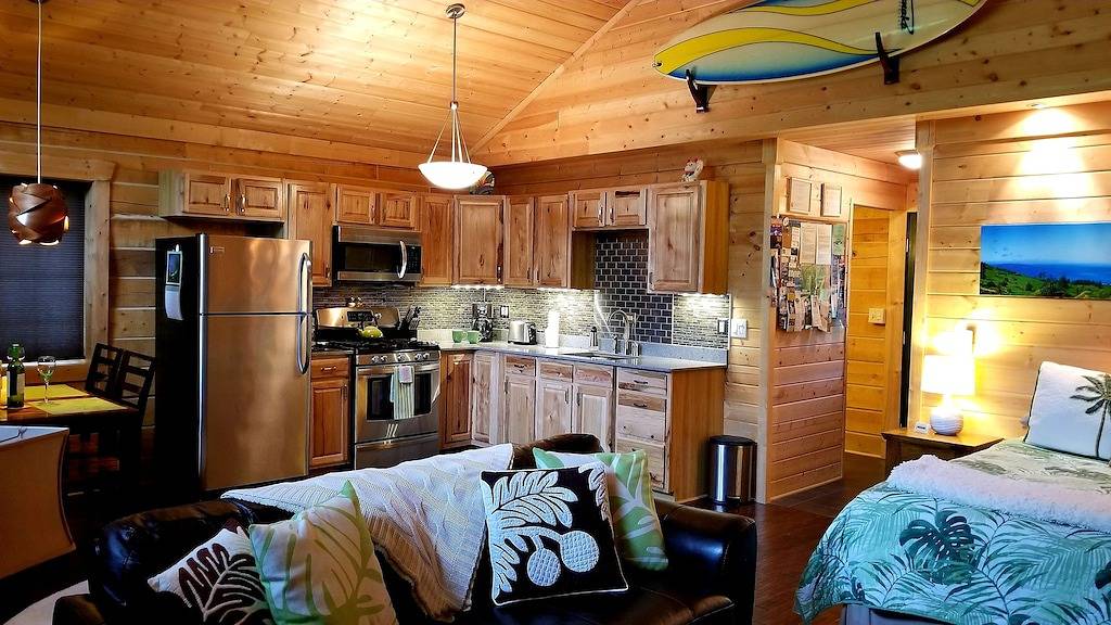 Moderne Blockhaus-Ferienwohnung mit en-suite Sauna in Talkeetna, Alaska in Talkeetna, Matanuska-Susitna