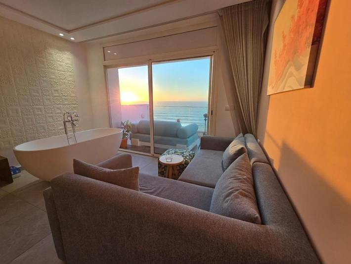 Maison d’hôte pour 2 personnes, avec terrasse ainsi que vue et piscine, animaux acceptés à Moulay Bousselham - 4