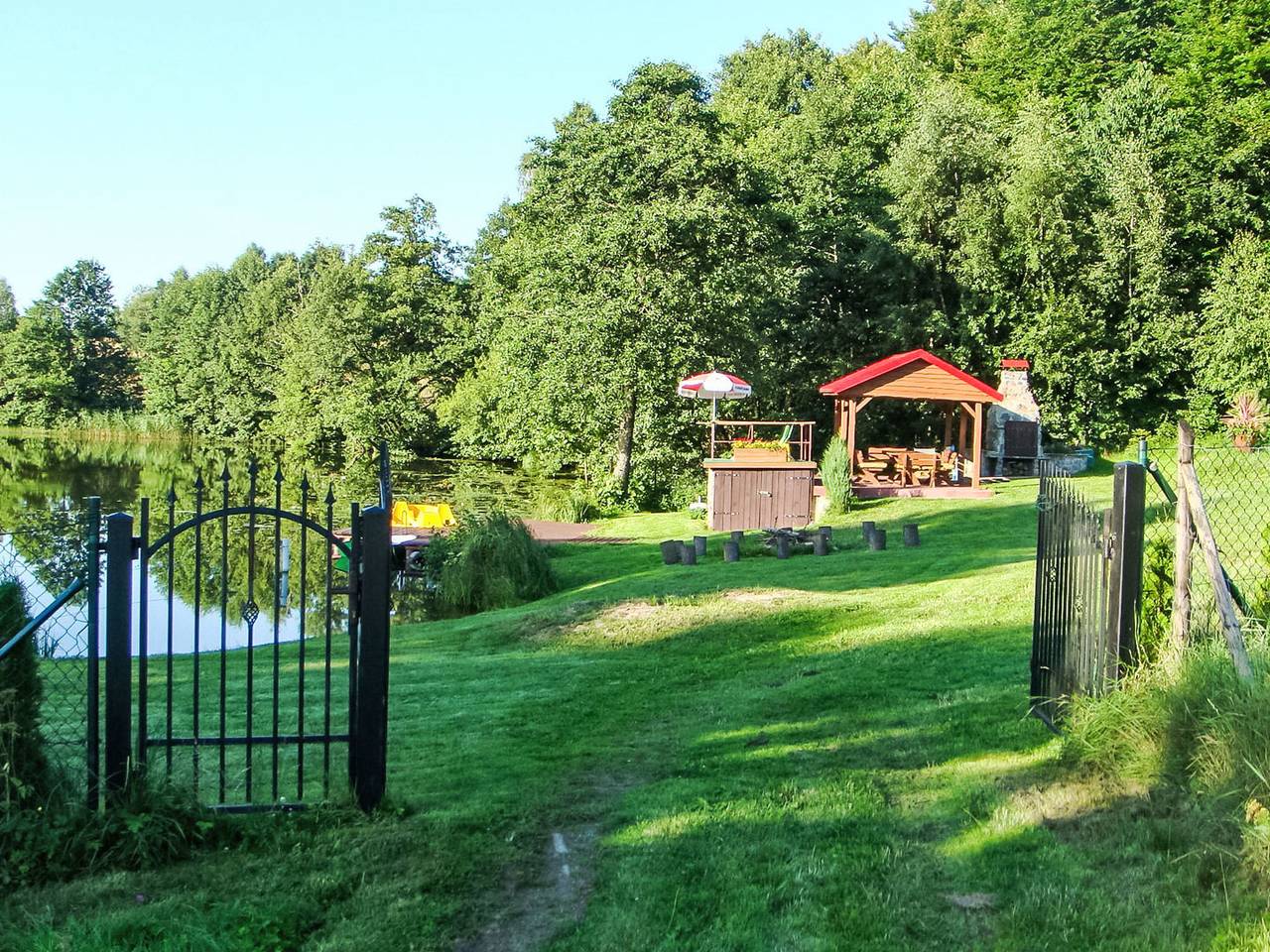 In Kaschubei am eigenen See in Podjazy, powiat kartuski