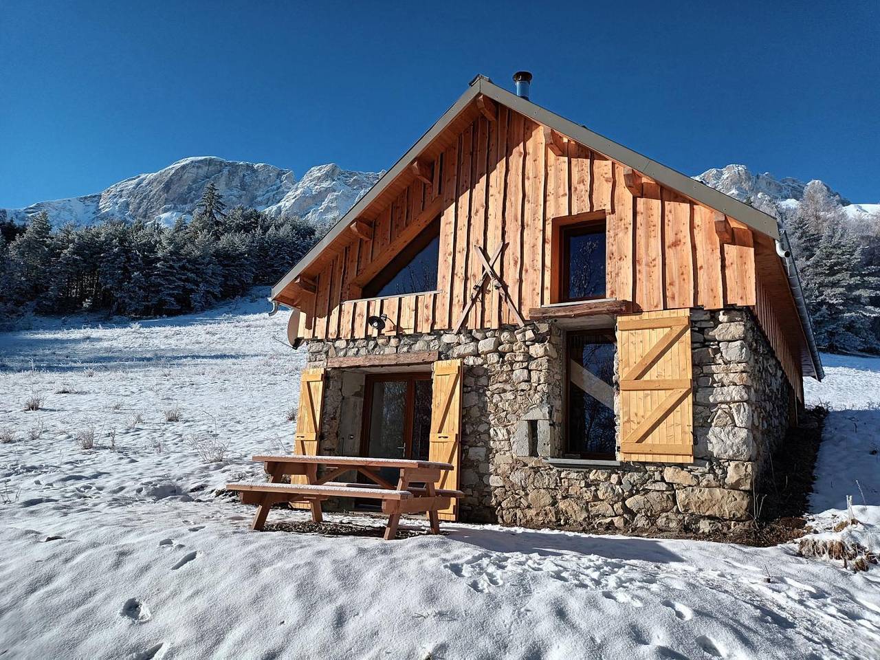 Le Forest du Col in Le Noyer (Hautes-Alpes), Nationalpark Écrins