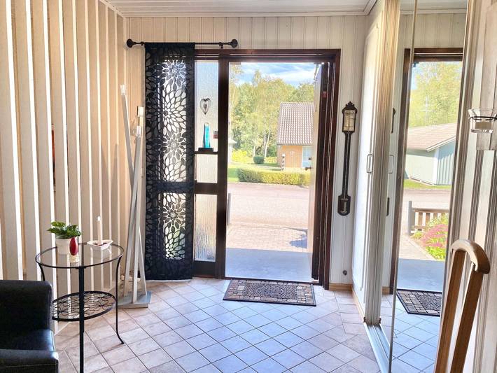 Ferienhaus mit Sauna nah zum Bade- und Angelsee in Kronobergs