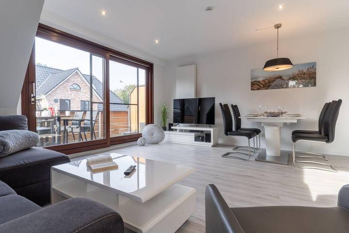 Ferienwohnung für 4 Personen, mit Balkon und Terrasse in Sankt Peter-Ording