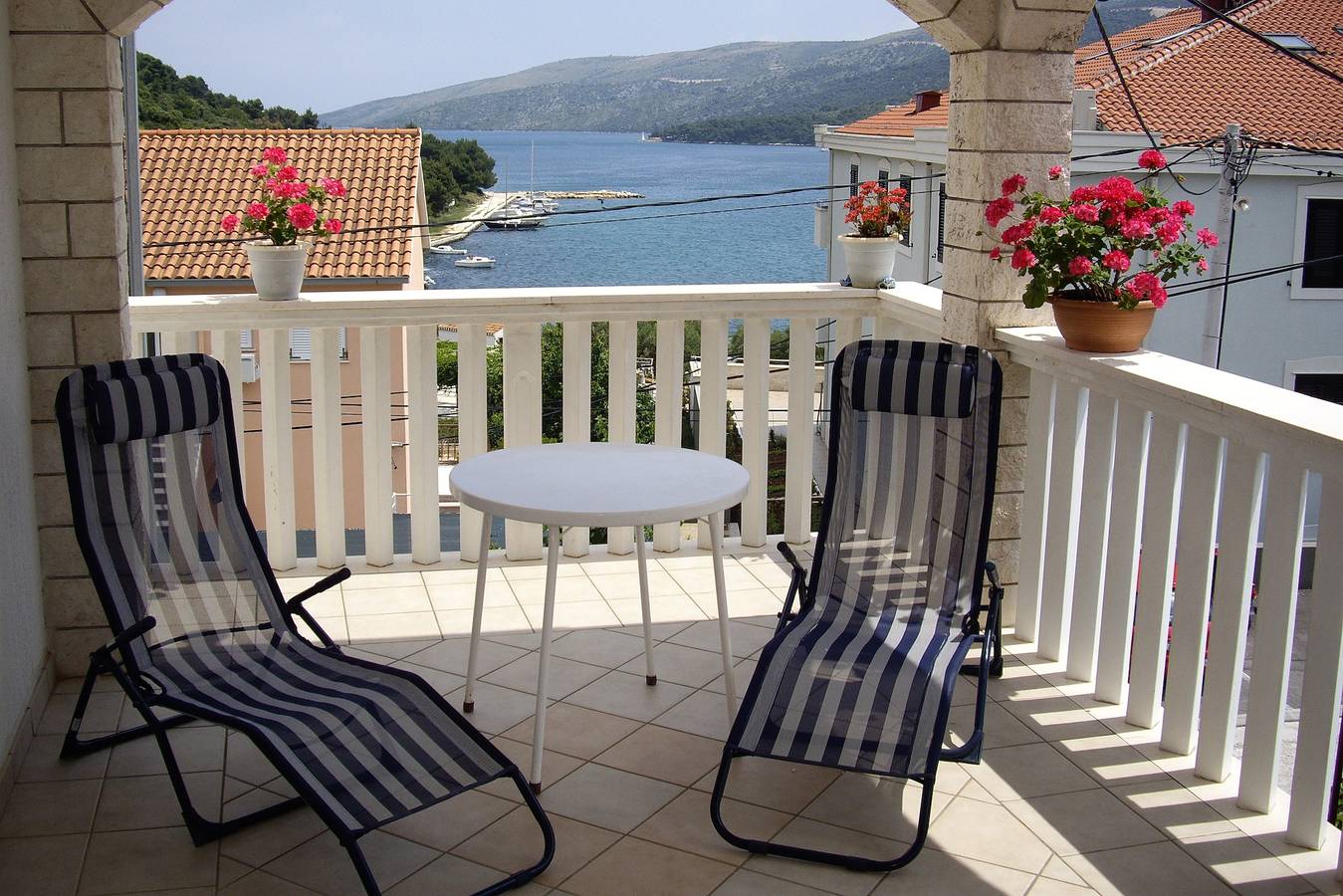Entire apartment, One bedroom apartment with terrace and sea view Marina, Trogir A-10003-d in Marina, Split-Dalmatia