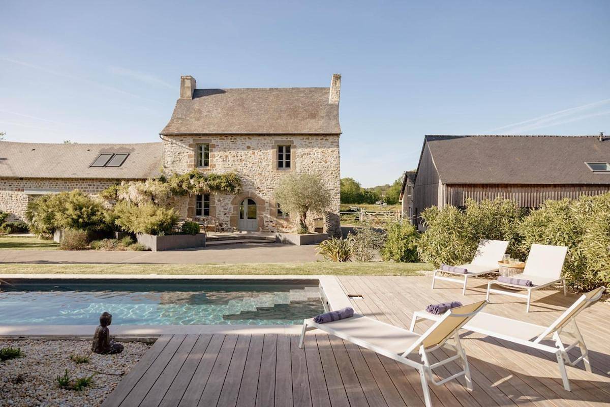 Manoir de la Nogrie - Chambre de charme avec accès privatif - Piscine chauffée sur domaine 5 étoiles à la campagne in Val-d'Izé, Fougères-Vitré
