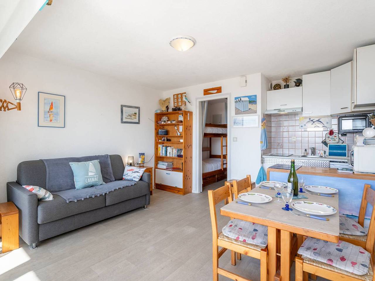 Ganzes Studio, Studio in Carnac - Meerblick - Haustiere erlaubt in Carnac Plage, Carnac