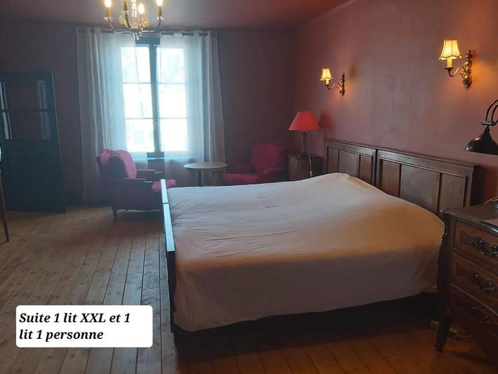 Chambre d’hôte pour 2 personnes, avec vue et terrasse