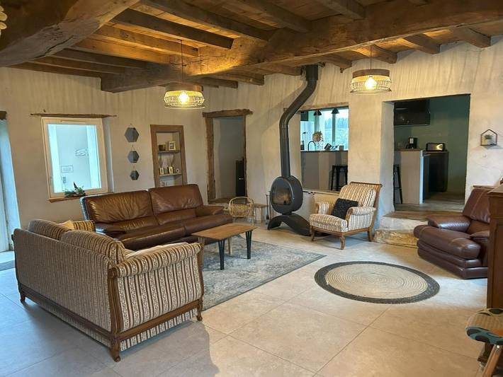 Villa pour 14 personnes, avec piscine et jardin, animaux acceptés dans l' Isère - 3