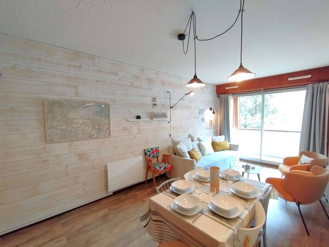 Apartamento entero, T3 para 6 personas con balcón en Saint-Lary-Soulan in Saint-Lary-Soulan, Parque nacional de los Pirineos