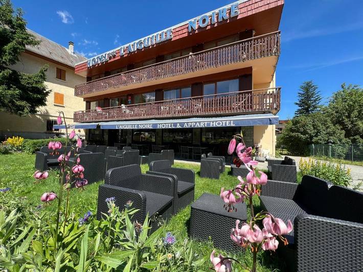 Hôtel pour 3 personnes, avec Balcon et Terrasse ainsi que Jardin et Vue