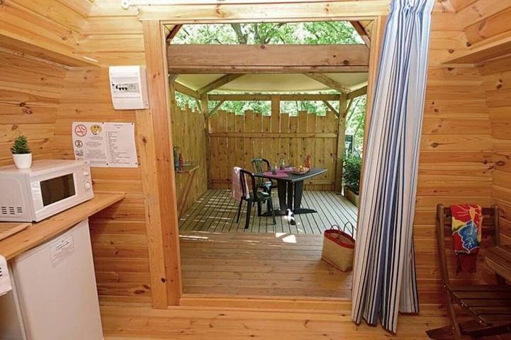Zecamping 3 étoiles mobil-home clim 12m2 2 pers in Bauduen, Brignoles Region