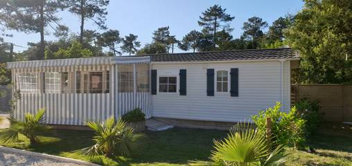 Mobil home pour 4 personnes, avec jardin et terrasse dans Luna Park La Palmyre