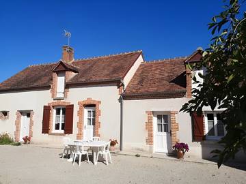 Gîte pour 4 personnes, avec terrasse et jardin dans le Loir-et-Cher